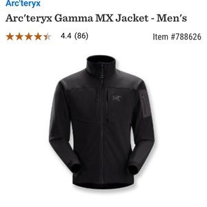 Men’s black Arc’teryx jacket